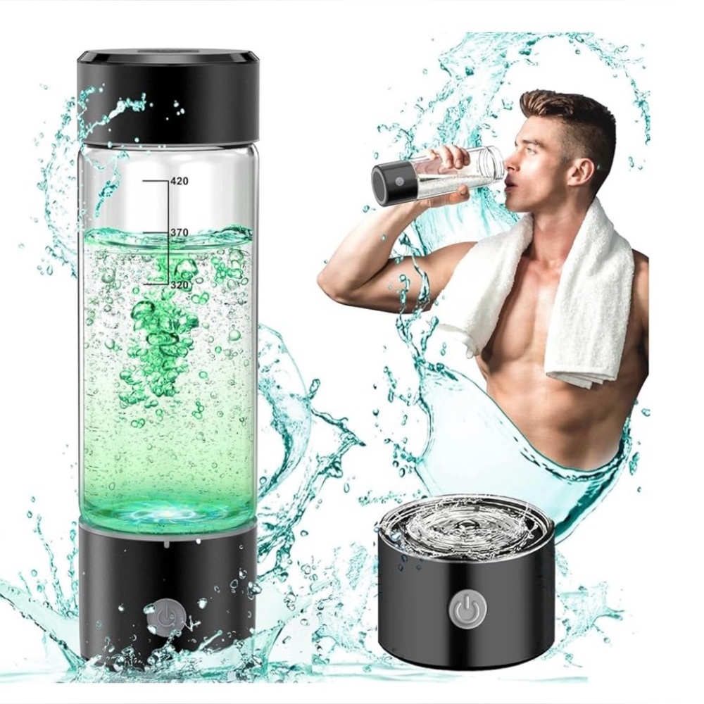 Upgrade Hydrogen Water Bottle, 3Min 2200PPB Hydrogen Water Bottle Generator